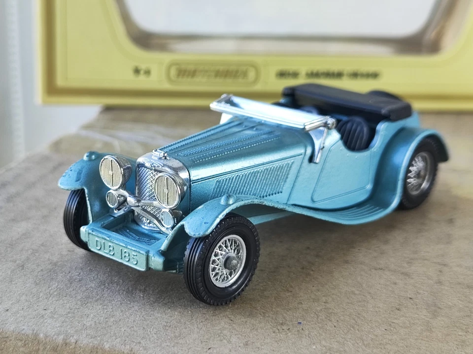 Vintage Retro Car Lesney Yesteryear Y1 Jaguar SS 100, MATCHBOX, England, Boxed - Image 1 of 4