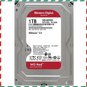 Western Digital Red WD10EFRX 1TB 64MB SATA III 3.5 inch NASware 3.0 Hard Drive - Picture 1 of 3