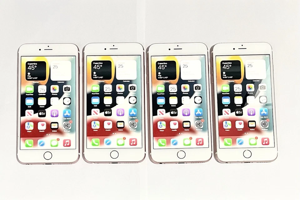 Apple iPhone 6s Plus 64GB Rose Gold (A1687) Factory Unlocked Smartphone Lot of 4 - Image 1 of 3
