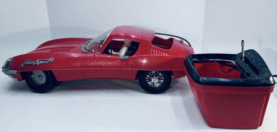 1966  Collectible Topper Toys Johnny Speed Remote Control Racing Car Parts Only - Image 1 of 4