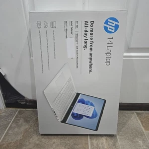 HP Laptop 14-dq0052dx 140DQ0052DX 14" Celeron N4120 1,1 GHz 4 GB RAM 64 GB SSD - Foto 1 di 3