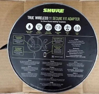 Auriculares y monitores intrauditivos Shure RMCE-TW2 AONIC unidad de demostración de caja abierta Foto 1 de 4