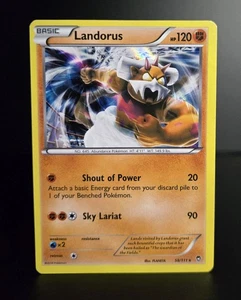 Pokémon TCG - LANDORUS - 58/111 - HOLO - RARE - XY: FURIOUS FISTS (2014) - LP - Picture 1 of 3