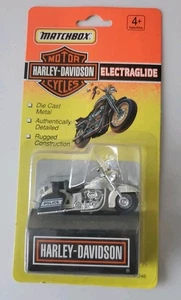 Harley Davidson Electraglide 1993 Matchbox Policía Die Cast Metal Moto - Imagen 1 de 8