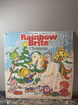 Rainbow Brite Christmas 1985 Vinyl LP  Record Hallmark Disney Holiday Foto 1 de 4
