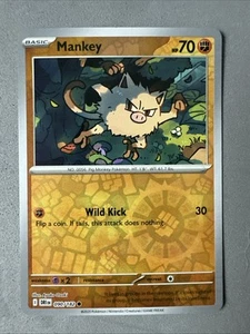 Pokemon TCG * Destined Rivals 090/182 Mankey Common REVERSE HOLO * NM FRESH PK - Picture 1 of 4