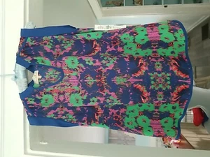 Collective Concepts Women's Short Sleeve V-neck Blouse Size MP - Picture 1 of 4