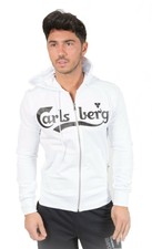 Felpa Full Zip Cappuccio Carlsberg