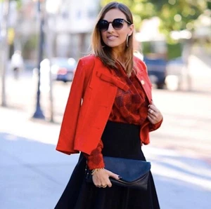 cabi Beau Jacket scarlet red NEW size 6 - Picture 1 of 8