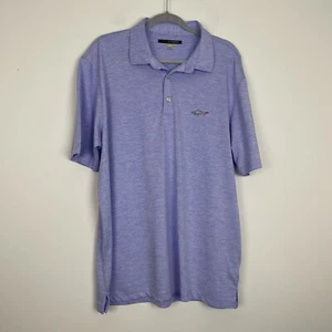 Greg Norman Light Purple Blue Polo Shirt Size XL - Picture 1 of 4