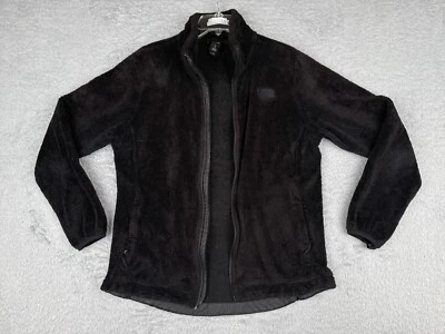 Chaqueta The North Face Mujer Grande Negra Cremallera Completa Osito Cuello Simulado Vellón LEERME Foto 1 de 4
