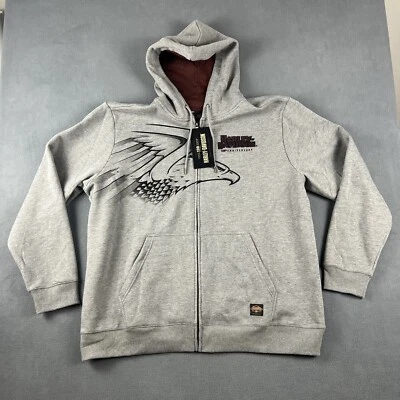 Harley Davidson Hoodie Men's 2XL 120th Anniversary Gray Full Zip Pullover - Image 1 of 4