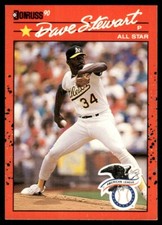 1990 Donruss A.L. All-Star ERR Recent Major League Performance #703 Dave Stewart