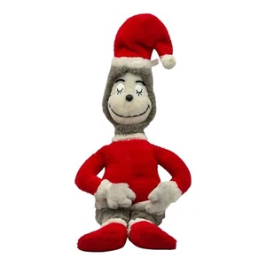 Vintage 1979 Dr. Seuss Grinch Plush Toy Eden Toys Two Faces - Picture 1 of 10