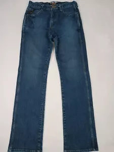 Ariat Jeans Uomo 34x36 (32x35) Rebar M5 Slim Dritto Abbigliamento da Lavoro - Foto 1 di 11