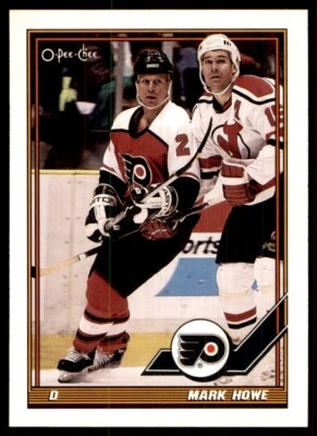 1991-92 O-Pee-Chee Mark Howe Philadelphia Flyers #466 - Image 1 of 2