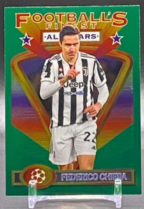 2021-22 Topps Finest Flashbacks #141 FEDERICO CHIESA Juventus Green