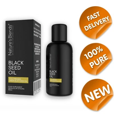 Raw Virgin Ethiopian Black Seed Oil (50mL) - Nature's Blends - 100% Pure Cold