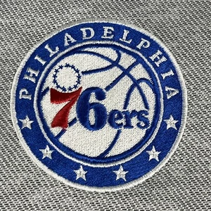 Philadelphia 76er's 1/4 Zip Pullover Size XL Long Sleeve Patch Logo Antigua NBA - Picture 1 of 15
