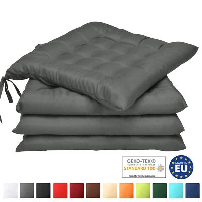 Sitzkissen 4er Set Stuhlkissen Bodenkissen Auflage Stuhlauflage Polster Kissen