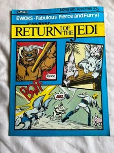 Comic - Star Wars - Return Of The Jedi - Issue 6th April 1985 No 94 - 1980s - Picture 1 of 5