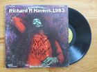 RICHIE HAVENS signé 1983 RICHARD P. HAVENS Record WOODSTOCK Ouvreur à Jack COA