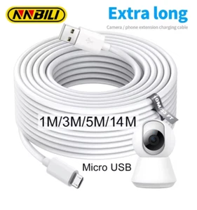 Extra Long Micro USB Fast Charging Cable 1M-14M for Android Phone Samsung Xiaomi - Picture 1 of 8