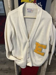 Vintage East Tennessee State University Letterman Strickjacke Uni Pullover - Bild 1 von 17