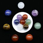 7 pièces/ensemble pierres de chakra tableau rond sphère cristal boule Reiki guérison gemme naturelle