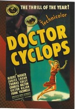 The Vintage Poster Collection Sci-Fi & Horror Posters Card 6 Dr Cyclops Good+