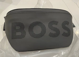 New HUGO BOSS BIG Logo Print Belt Bag Rubber Bumbag Fanny Pack Unisex Travel - Picture 1 of 5
