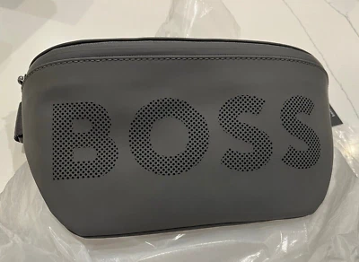 New HUGO BOSS BIG Logo Print Belt Bag Rubber Bumbag Fanny Pack Unisex Travel - Image 1 of 4