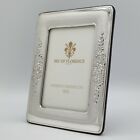 7"x5" Wedding Gift Solid Sterling Silver Photo Frame Wood Back 1013 / 13×18 GB 