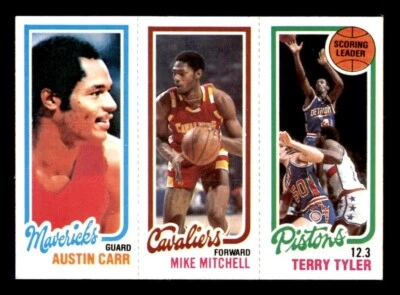 1980 Topps Basketball #34 Carr Mitchell Tyler NM/MT *e1 - Image 1 of 2