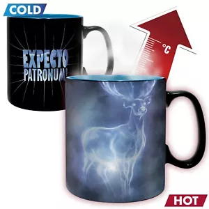 Harry Potter Mug Expecto Patronum Thermal Effect Coffee Mug 460ml Gift Box - Picture 1 of 2