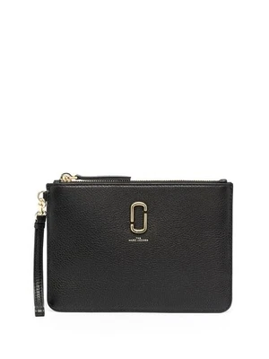 Muñequera Marc Jacobs negra con herrajes dorados mediana Foto 1 de 4