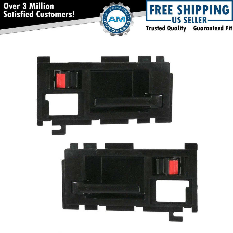 Juego de pares de manijas de puerta interiores delanteras para camioneta Chevy GMC Foto 1 de 4