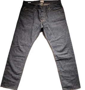 Todd Snyder Slim Japanese Selvedge Jeans Mens 34/30 Button Fly Dark Blue Denim - Picture 1 of 9