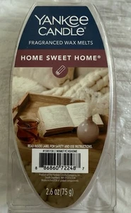 Yankee Candle cera perfumada se derrite - Home Sweet Home - 2,6 OZ nuevo - Imagen 1 de 2