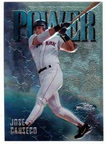 1997 TOPPS FINEST #101 JOSE CANSECO SILVER EMBOSSED - Picture 1 of 1