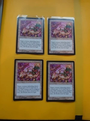 YARE  MIRAGE RARE INSTANT  RESERVED LIST PLAYSET Old Vintage. MTG 4 Card - Image 1 of 4