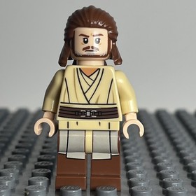 Lego Qui-Gon Jinn Minifigure sw0810 Star Wars 75169 CMF Lot Retired Jedi - 1T