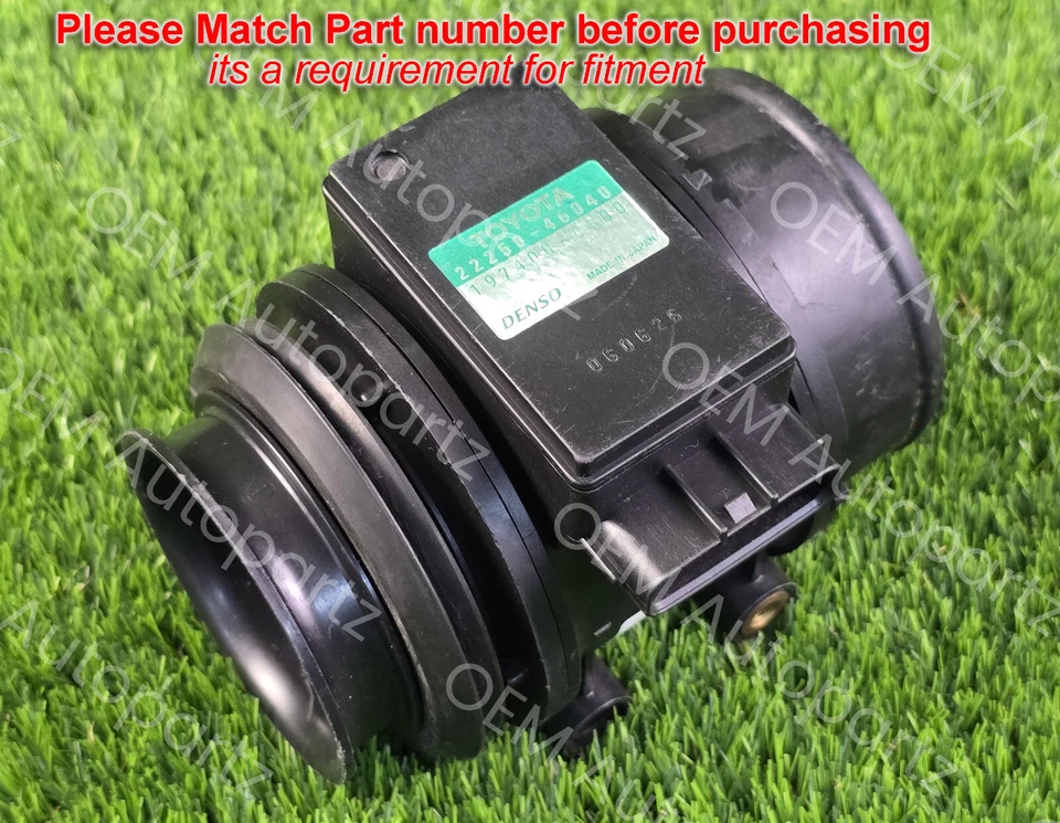Toyota Supra 1995-1997 mass air flow sensor 2JZGE 22250-46040 Fits GS300 SC300 - Image 1 of 4