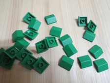 Lego 25 x Dachziegel Schrägstein 54200 dunkelgrün 1x1
