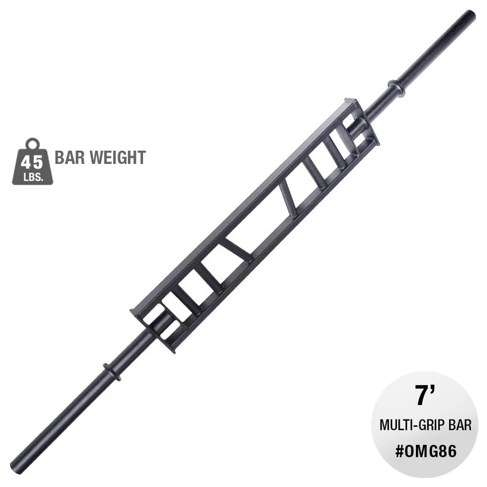 Barra de agarre múltiple olímpica Body-Solid de 7 pies Foto 1 de 4