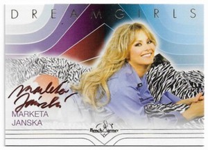 2018 18 BENCHWARMER DREAMGIRLS UPDATE MARKETA JANSKA GOLD AUTOGRAPH AUTO ON CARD