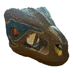 Jurassic World Velociraptor Blue Mask With Moving Mouth Eyes Sounds Tested - Picture 1 of 6