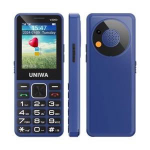UNIWA V2000 4G LTE Mobile Phone Dual SIM Card 2G 3G GSM Elderly SOS Cellphone - Picture 1 of 12