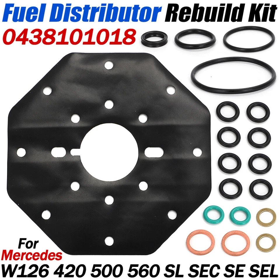 Fuel Distributor Rebuild Kit For Mercedes Benz W126 420 500 560 SL SE 0438101018 - Image 1 of 4
