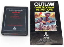 Outlaw (Atari 2600, 1978) By Atari (Cartridge & Manual) NTSC #2